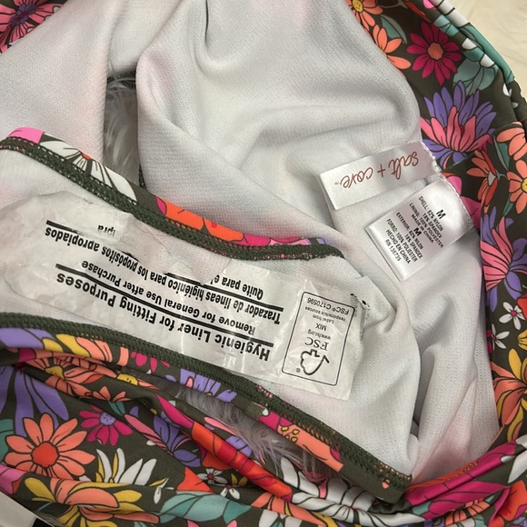 New! Salt + Cove Juniors' Printed High-Waist Swim Bottoms; Created for Macy's - Picture 6 of 6